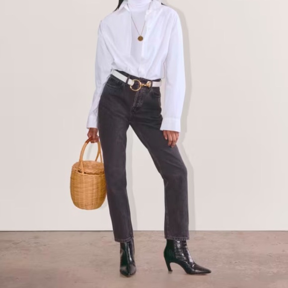 Everlane the cheeky 90s ankle washed black color - Picture 11 of 14